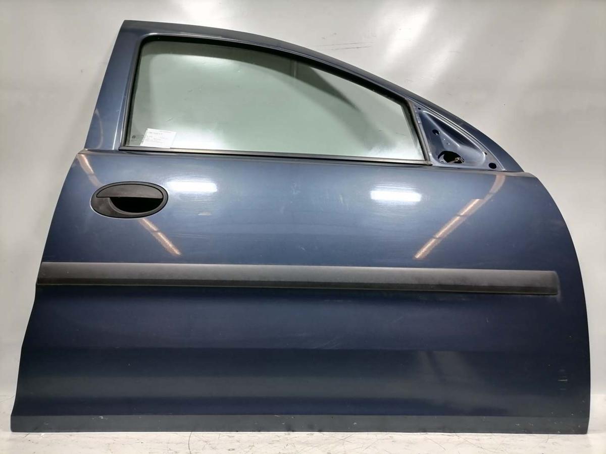 Opel Combo C original T&uuml;r vorn rechts Z168 Metroblau Rohbau BJ06